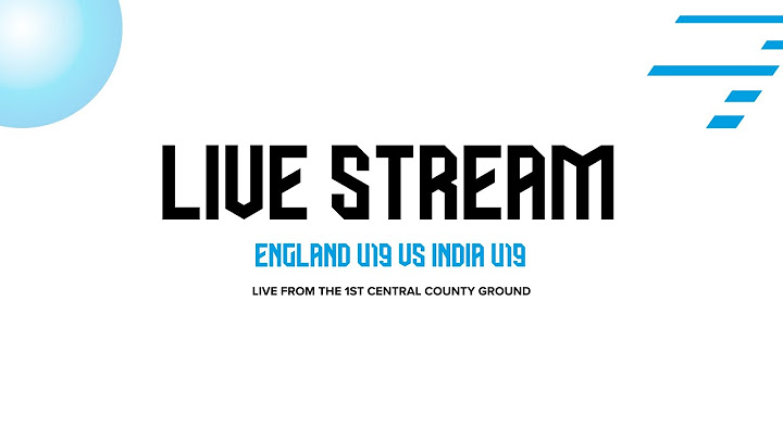 🔴 LIVE STREAM | England U19 vs India U19 | Youth One Day Match