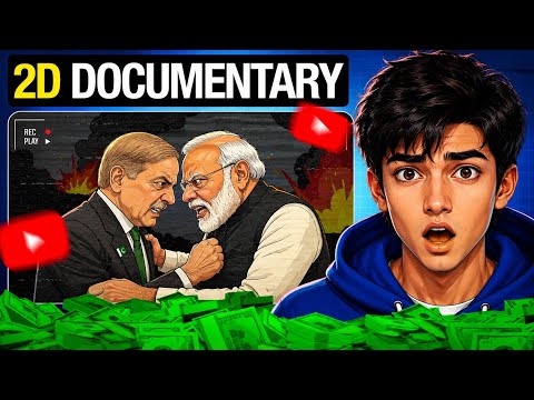 I Made A 2D Documentary Video In 10 Minutes — Free AI Tools Only