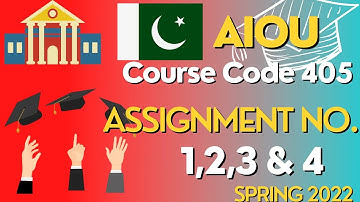 Aiou Code 405-assignment no.3|BA solved assignment Spring 2022|Iqbaliat code 405.