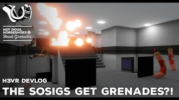 H3VR Early Access Update 70 - Alpha 3! The Sosigs Get Grenades Too??!!!