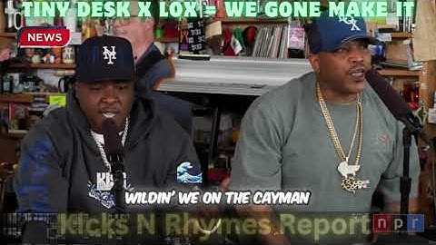 "We Gonna make it" The LOX play The Tiny Desk with Live Band #nprmusic #thelox #tinydesk #lyrics