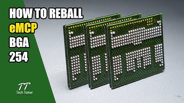 How to Reball eMCP BGA 254 Tutorial #4 | Tech Tomer