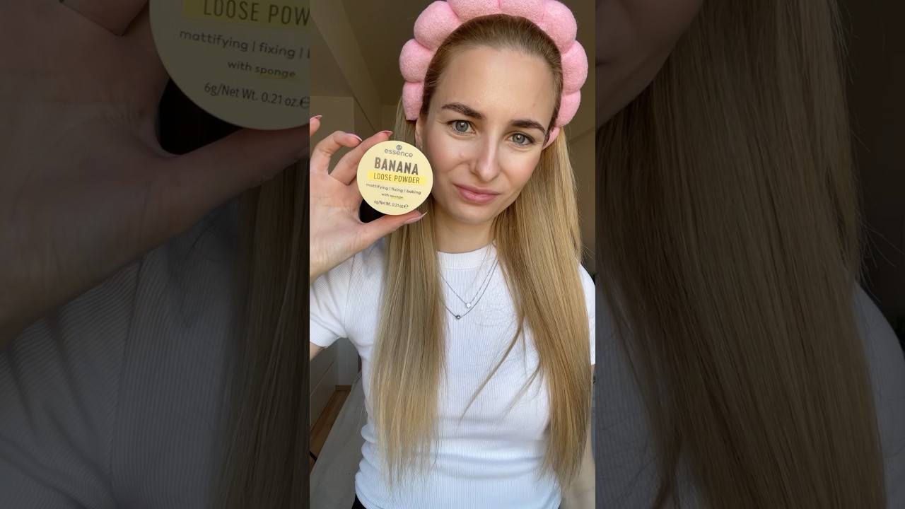 Loose banana powder 🍌 Sypký banana pudr od Essence ✨ 
