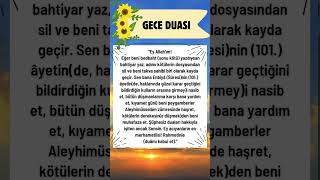 Gece Duası