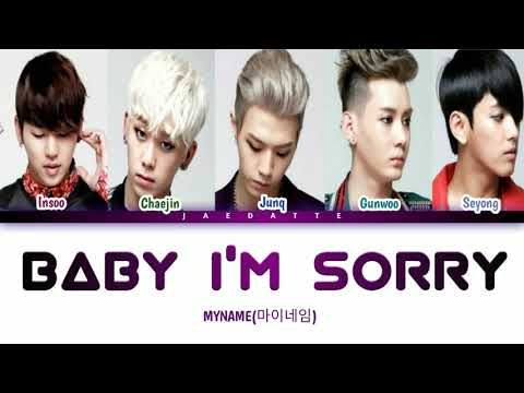 MYNAME(마이네임) _ Baby i'm sorry(베이비 아임 소리)(Color Coded Lyrics Rom/Indo/Terjemahan)