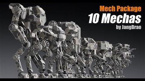 Mech Package unity 3d