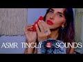 ASMR~TRYING ON NEW LIP PRODUCtS gentle mouth sounds-light tapping 👄