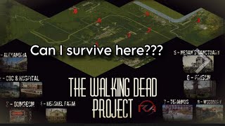 trying out the walking dead map mod in project zomboid
