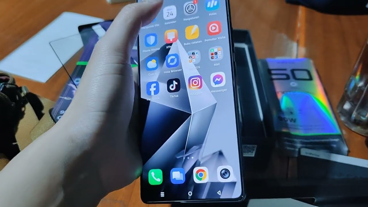 Unboxing Infinix Note 50 Pro | Infinix Note 50 Pro Shadow Black | Spesifikasi kamera / Menu kamera
