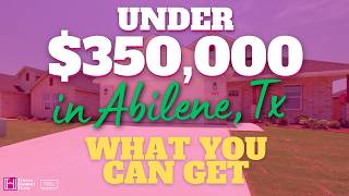 You Won't Believe What You Get for Under $350,000 Living in Abilene, TX!
