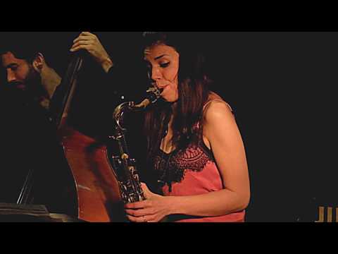 MELISSA ALDANA TRIO plays 'I got it bad (and that's no good)'/'Perdón' live at Jimmy Glass Jazz Bar