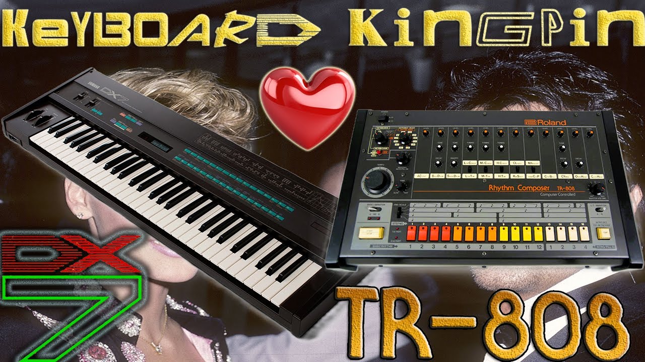 1980's Power couple. Yamaha DX7 & The Roland Tr-808 A love story like no other..