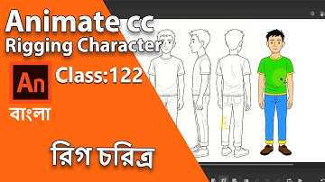How to creat rigging character | 2D Animation Tutorial | Class #122