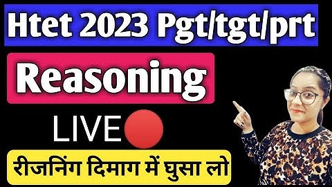 Htet 2023 Reasoning topicwise high level
