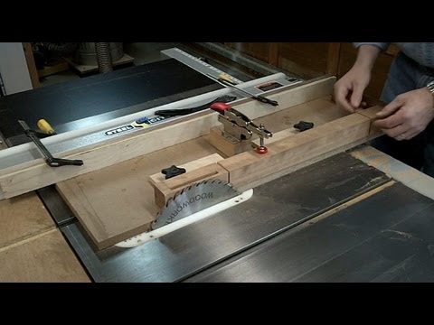 Cherry End Table/Night Stand - Making The Tapered Legs - Pt 1