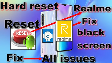 Hard reset all Realme smartphones to fix :black screen, won