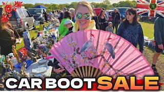 CAR BOOT SALE  в Англии 🚗 | Наши находки и неожиданная встреча 