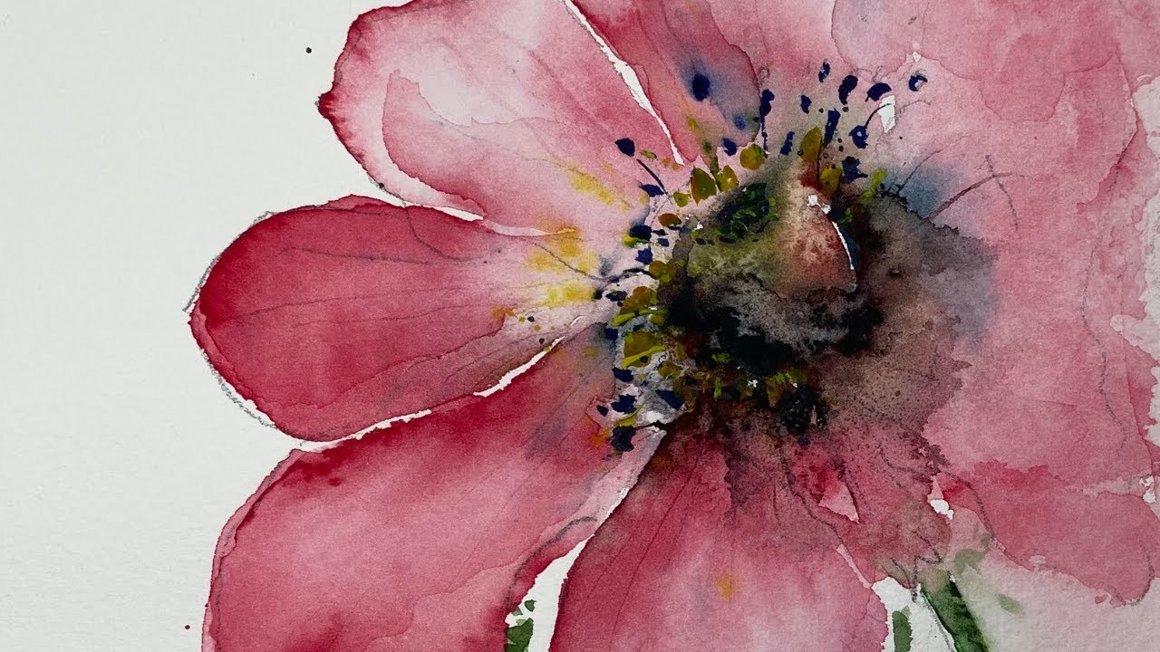 Beautiful Floral Watercolor Tutorial