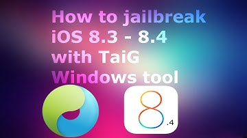 How to jailbreak  iOS 8.3 - 8.4 with TaiG Windows tool | Step by step tutorial
