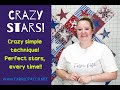 The easiest block you will ever make... Crazy Stars!