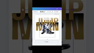 Poster Design in Canva 👞 #canva #shorts  #canvadesign #canvatutorial