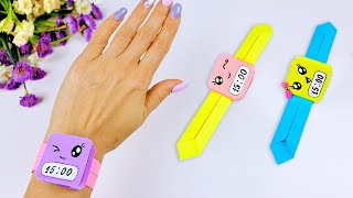 Как сделать Оригами Часы и Мини Блокнот из бумаги своими руками | Origami paper Watch mini notebook