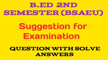 B.Ed 2nd Semester Suggestions 2023 ( How to calculate Mean, Median & Mode) Assessment For Learning