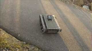 RC Fast Tracked Vehicle Test Run RC Fast Tracked Vehicle Test Run
