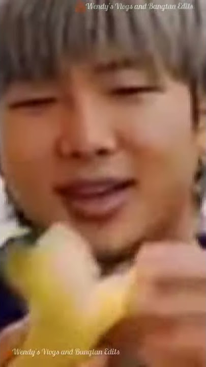 RM and the banana (to eat or not to eat)BTS VLIVE 031321