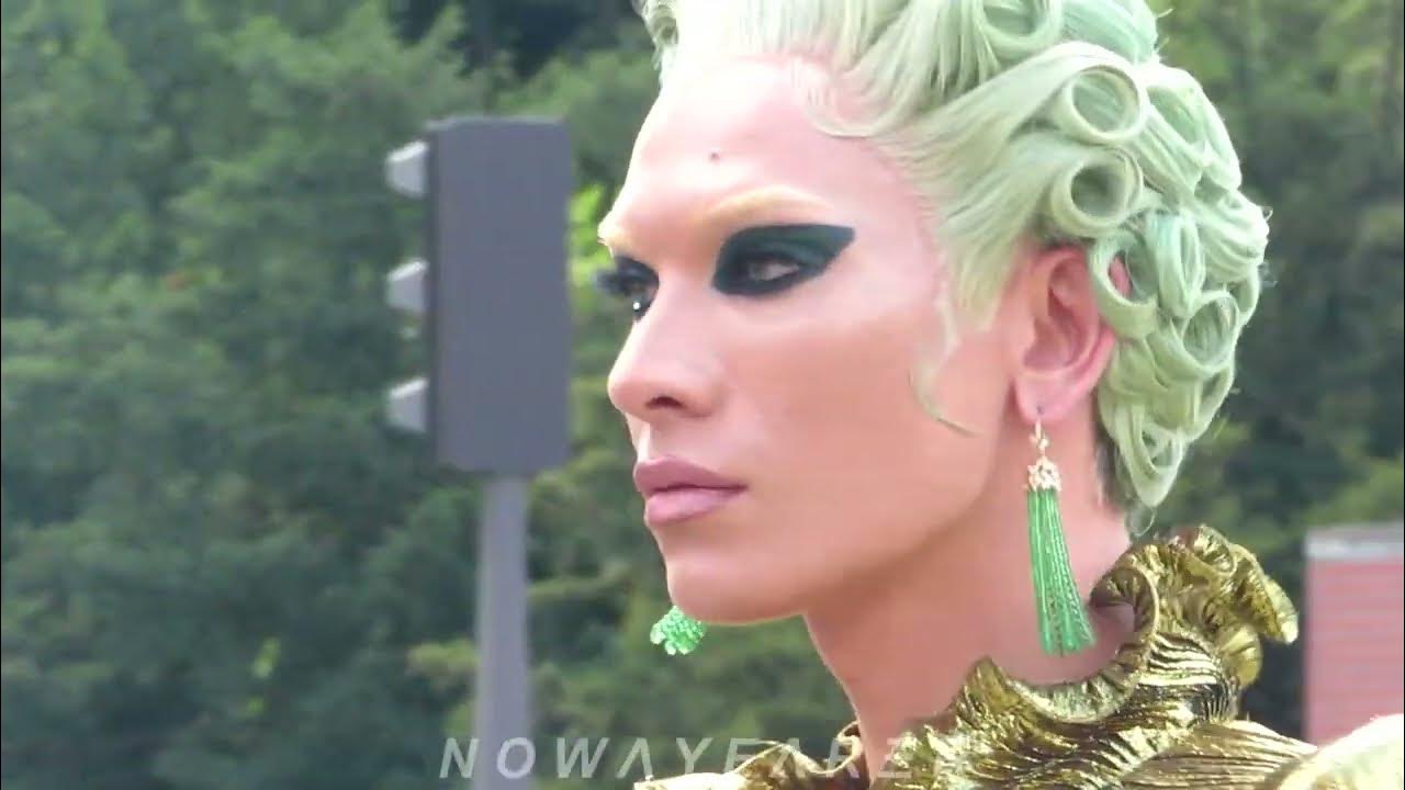 Miss FAME arriving @ Alexandre Vauthier fashion show, Paris July 5th