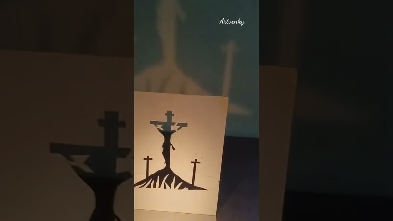 good Friday art work night lamp