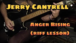 Video thumbnail of "Jerry Cantrell - Anger Rising (EASY TO LEARN riff lesson)"