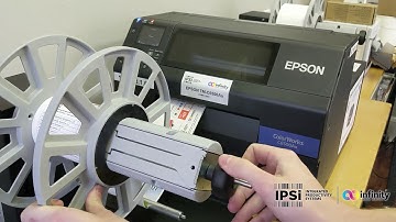 IPSi Print Lab - Epson ColorWorks C6500: DPR Label Unwinder/Rewinder Demo