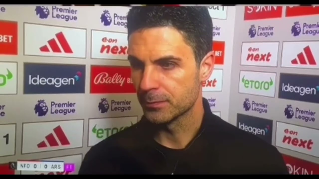 Watch how Arteta was close to tears as he believe Arsenal should have been awarded a penalty