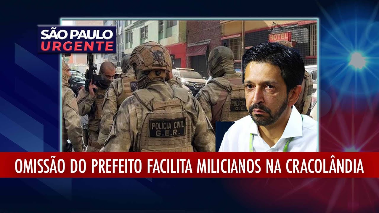 OMISSÃO DA GESTÃO RICARDO NUNES FACILITA ATUAÇÃO DE MILICIANO NA CRACOLÂNDIA | São Paulo Urgente