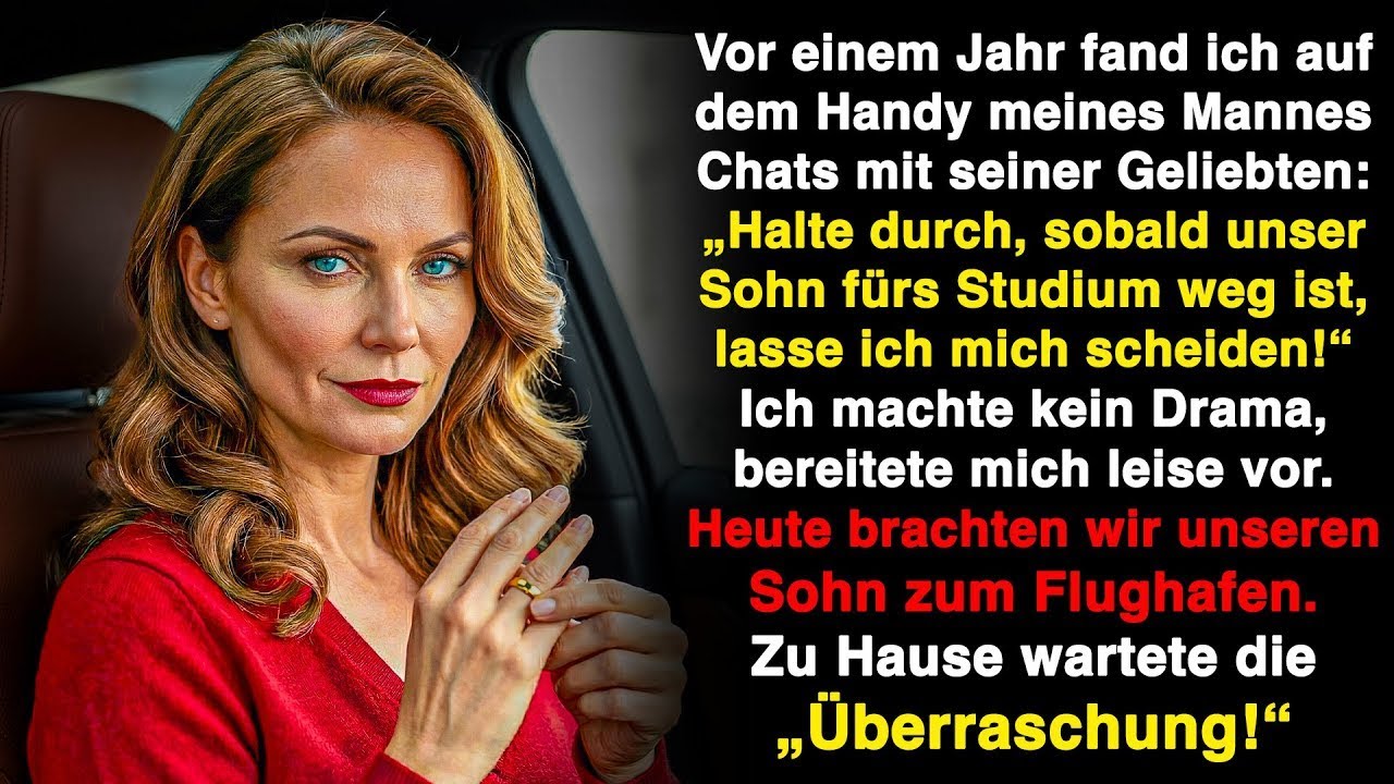 Mein Mann schrieb seiner Geliebten: „Halte durch, wenn unser Sohn studiert, lasse ich mich scheiden“
