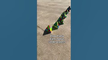 Most Puzzles Solved UNDERWATER! (World Record)