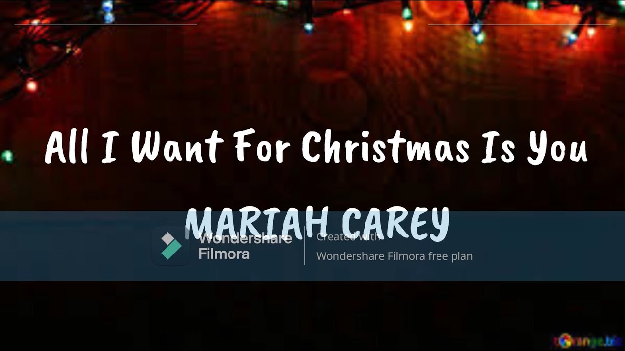All I Want For Christmas Is You - Mariah Carey (Lyrics) - YouTube