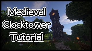 [Danish] Minecraft Tutorial - Medieval Clocktower