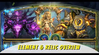 Factions Overview: Element & Relic [Idle Arena Evolution Legends]