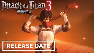 Attack On Titan 3 - New Official Release Date Trailer
Enjoy!
In this video, Development Producer Hideo Suzuki joins us to announce the official release date, introduce the Deluxe Edition, and share bonus content, alongside previously unreleased gameplay footage!
Begin – for the Farewell
A.O.T. 3 is the riveting culmination of the action game series, depicting the story of Attack on Titan from its survey corps beginnings to its dramatic conclusion.
The opening animation for the game* will be produced by MAPPA, the animation studio that worked on Attack on Titan: The Final Season, with action scene animator, storyboard artist, and key animator Arifumi Imai returning as director. Stay tuned for more information and future reveals!
*The opening animation movie will not be implemented at the time of release but will be added to the game in a future update.
#AttackOnTitan3#NewInformation#進撃の巨人 3 Attack On Titan 3 - New Official Release Date Trailer