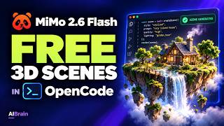This FREE AI Model Builds 3D Scenes From Text (Mimo 2.6 Flash)