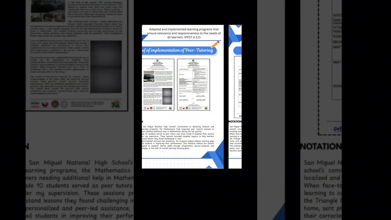 NCOI MOV'S PORTFOLIO FOR TEACHER IV