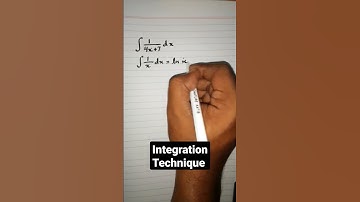 Integration Technique || Example 6 #shorts