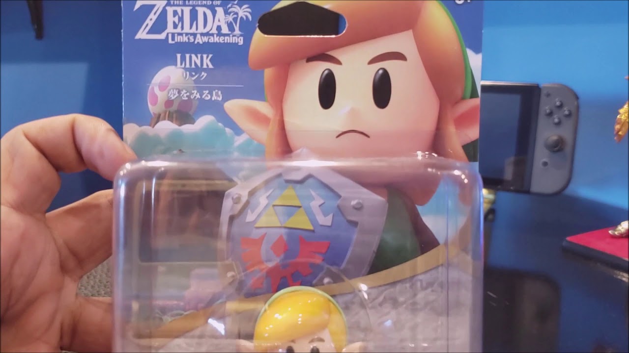 Legend of zelda link's Awakening Classic and Dreamer Edition Opening  Amiibo