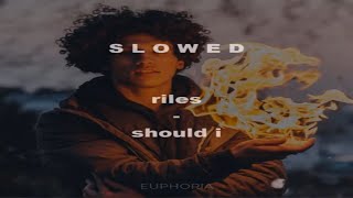 riles - should i (slowed + reverb)