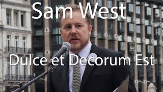 Celebrity Actor Sam West reads Dulce et Decorum Est Net Worth