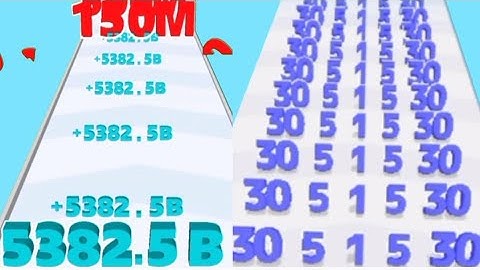 10 Minutes Satisfying Battle Math Games - Number Master Vs Number Shooting Merge Run || All Levels