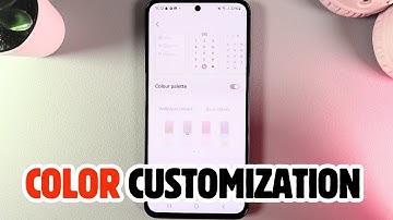 How to Customize Your Color Palette on the Samsung Galaxy S24 FE