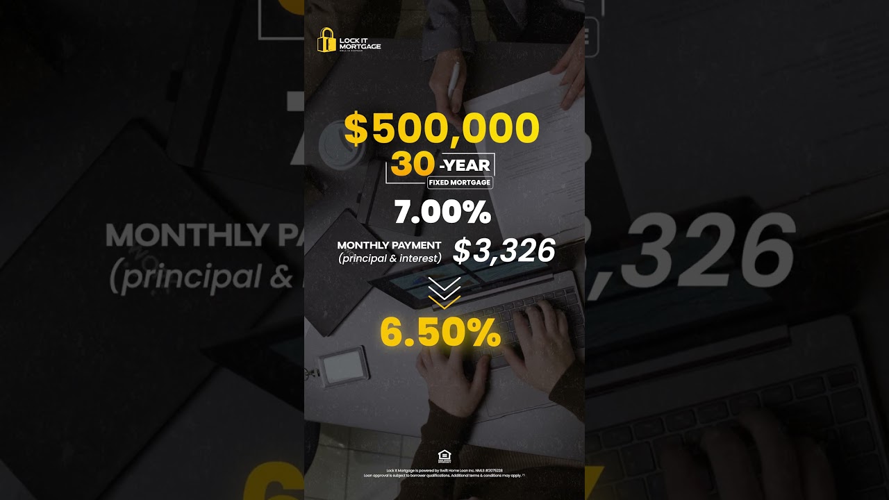 Even a 0.5% lower rate can make a big difference.